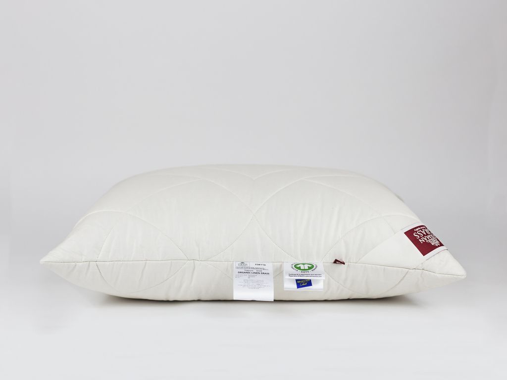 Подушка German Grass organic linen регулируемая 